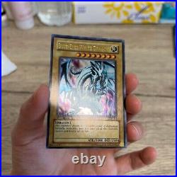 YuGiOh BLUE EYES WHITE DRAGON LOB-001 1st Edition Ultra Rare NEAR MINT #N3