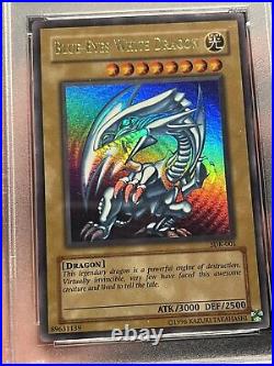 YuGiOh Blue-Eyes White Dragon 1.5 Print SDK-001 PSA 10 GEM MINT