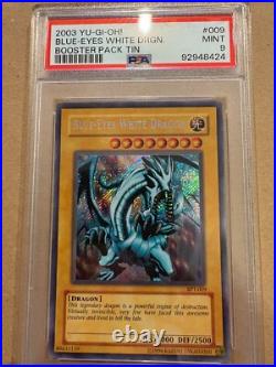 YuGiOh! Blue Eyes White Dragon BPT Tin PSA 9