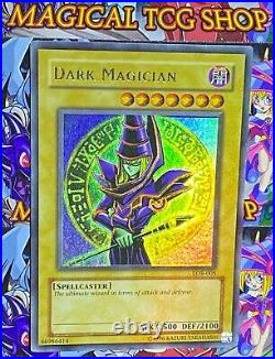 YuGiOh Dark Magician Legend Of Blue Eyes White Dragon Ultra Rare LOB-005