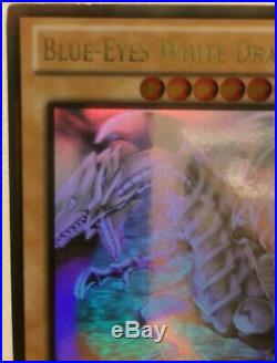 YuGiOh Gold Ghost Rare of BLUE-EYES WHITE DRAGON GLD5-EN001 Limited Edition NEW