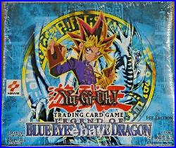 YuGiOh LEGEND OF BLUE-EYES WHITE DRAGON 1st Edition Booster Box Factory Sealed