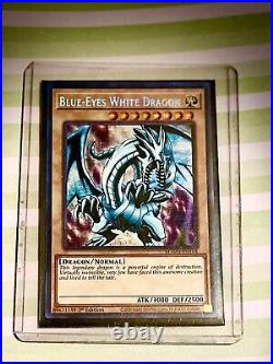 YuGiOh MAMA 1st Edition Secret Pharaoh Rare Blue Eyes White Dragon