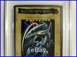 YuGiOh PSA 9 MINT Bandai Super Rare Blue Eyes White Dragon No 118 English