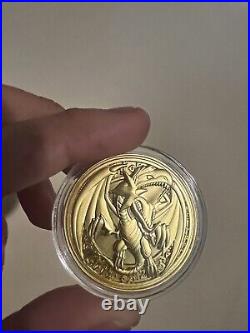 YuGiOh YCS Blue-Eyes White Dragon Gold Coin