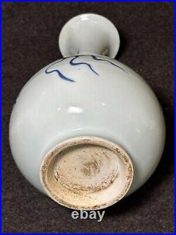 Yuan Dynasty Blue and White Dragon Vase Ancient Porcelain