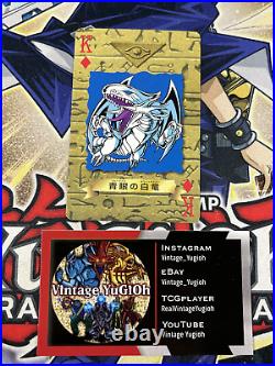 Yugioh 1998 TOEI Blue-Eyes White Dragon Poker Card M/NM