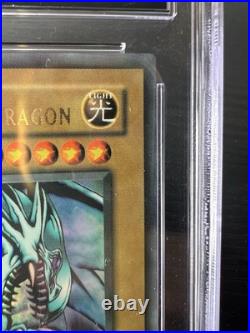Yugioh 2002 CGC 10 Blue-Eyes White Dragon LOB-001 1st Edition WAVY Ultra R PSA