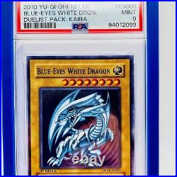 Yugioh 2010 Blue-Eyes White Dragon DPKB-EN001 1st Edition PSA 9