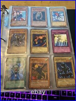 Yugioh Binder Collection Cards. RED-EYES B. DRAGON, BLUE-EYES WHITE DRAGON, ETC