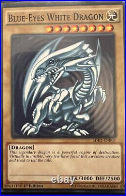 Yugioh Blue-Eyes White Dragon 1st Edition Card