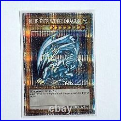 Yugioh Blue-Eyes White Dragon AC02-JP000 Prismatic Secret Rare 2022 English