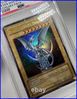 Yugioh Blue Eyes White Dragon Anniversary Pack YAP1-EN001 PSA 2 Limited Ed