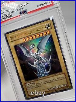 Yugioh Blue Eyes White Dragon Anniversary Pack YAP1-EN001 PSA 2 Limited Ed