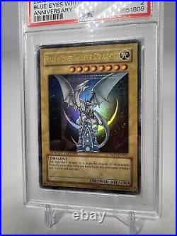 Yugioh Blue Eyes White Dragon Anniversary Pack YAP1-EN001 PSA 2 Limited Ed