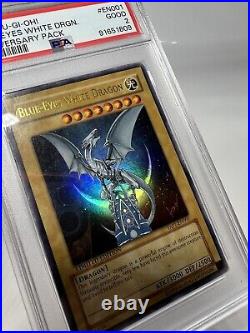 Yugioh Blue Eyes White Dragon Anniversary Pack YAP1-EN001 PSA 2 Limited Ed