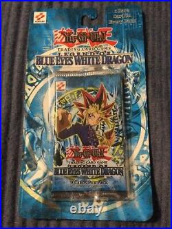 Yugioh Blue Eyes White Dragon Blister Pack FACTORY SEALED YU-GI-OH UNLIMITED