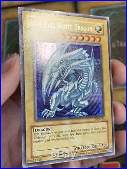 Yugioh Blue-Eyes White Dragon DDS-001 Secret Rare Dark Duel Stories Promo