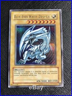 Yugioh Blue-Eyes White Dragon DDS-001 Secret Rare Dark Duel Stories Promo VLP