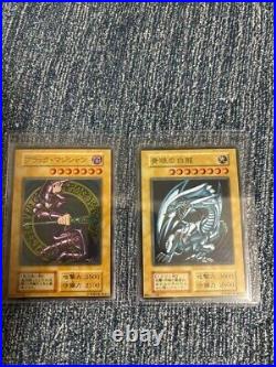 Yugioh Blue-Eyes White Dragon Dark Magician Stainless Card Set 20th \From JAPAN