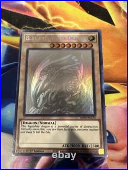 Yugioh Blue-Eyes White Dragon GFP2-EN175 Ghost Rare 1st Ed NM