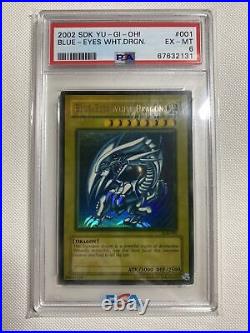 Yugioh Blue-Eyes White Dragon HEAVY FADE Ultra Rare SDK-001 Misprint