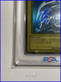 Yugioh Blue-Eyes White Dragon HEAVY FADE Ultra Rare SDK-001 Misprint