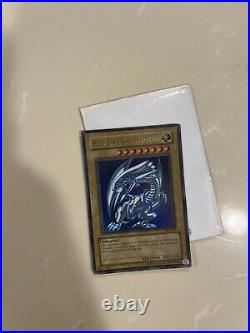 Yugioh Blue-Eyes White Dragon HEAVY FADE WAVY Ultra Rare SDK-001 Misprint NM