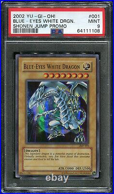 Yugioh Blue Eyes White Dragon JMP-001 Ultra Rare Promo PSA 9 MINT English