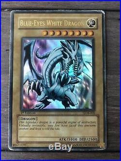 Yugioh Blue Eyes White Dragon LOB 1st Edition