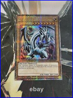 Yugioh Blue-Eyes White Dragon Quarter Century Secret Rare RA03