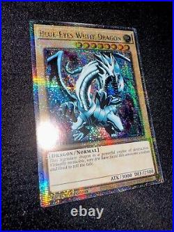 Yugioh. Blue Eyes White Dragon. Quarter Century Secret Rare. Ra03-en079. Nm