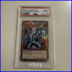 Yugioh! Blue Eyes White Dragon RA03-EN079 Platinum Secret Rare PSA 10