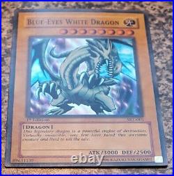 Yugioh Blue Eyes White Dragon SKE-001 Super Rare 1st Edition