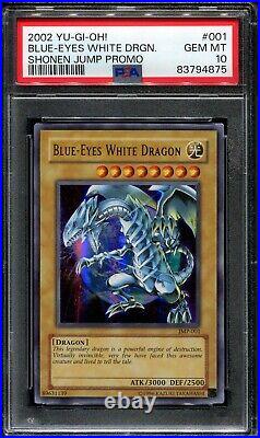 Yugioh Blue Eyes White Dragon Shonen Jump Promo JMP-001 PSA 10 Gem Mint