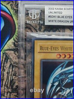Yugioh Blue Eyes White Dragon Starter Deck Kaiba SDK 001 BGS 9 PSA
