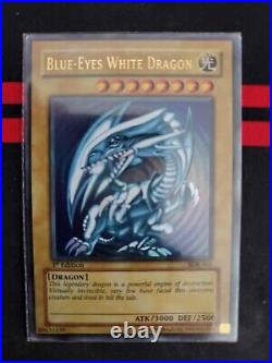 Yugioh Blue Eyes White Dragon Ultra Rare 1st Edition Sdk LP