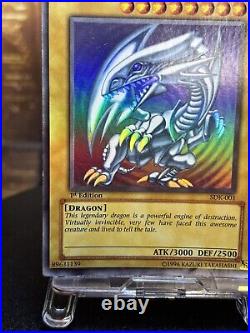 Yugioh Blue Eyes White Dragon Ultra Rare SDK-001 1st