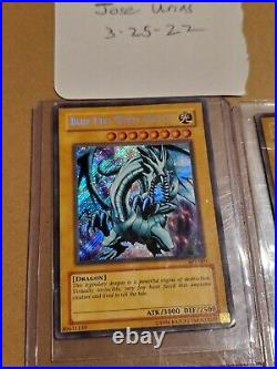 Yugioh Card Lot. Red Eyes Black Dragon/Blue Eyes White Dragon & More