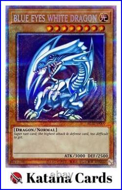 Yugioh Cards Blue-Eyes White Dragon Prismatic Secret Rare AC02-JP000 Japanes