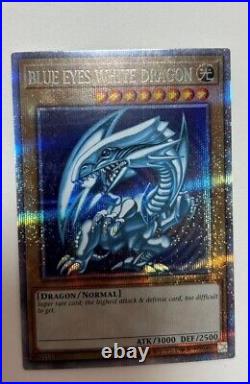 Yugioh Cards Blue-Eyes White Dragon Prismatic Secret Rare AC02-JP000 Used