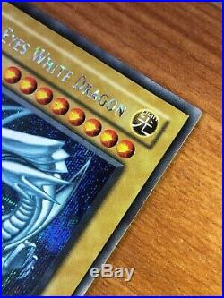 Yugioh DDS-001 Blue Eyes White Dragon REAL MINT or NM, Never Played (RARE)