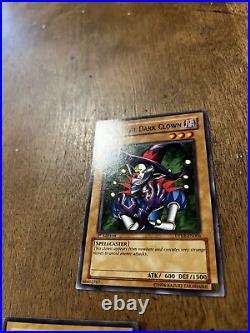Yugioh Dark Magician 1st edition card & blue eyes white dragon