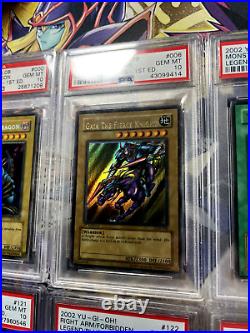 Yugioh ENTIRE PSA 10 Legend Blue-Eyes White Dragon LOB Wavy 1st Edition Holo Set