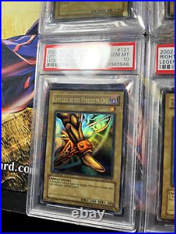 Yugioh ENTIRE PSA 10 Legend Blue-Eyes White Dragon LOB Wavy 1st Edition Holo Set