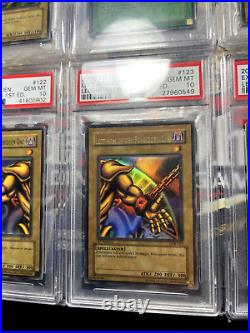 Yugioh ENTIRE PSA 10 Legend Blue-Eyes White Dragon LOB Wavy 1st Edition Holo Set