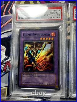 Yugioh ENTIRE PSA 10 Legend Blue-Eyes White Dragon LOB Wavy 1st Edition Holo Set