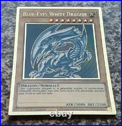 Yugioh Error! Misprint Blue-Eyes White Dragon MAGO-EN001 Premium Gold Rare 1st