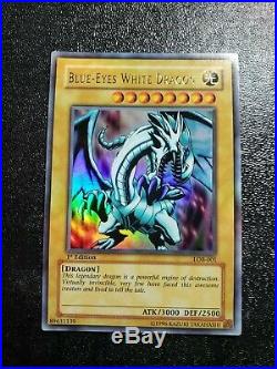 Yugioh LOB-001 1st Blue Eyes White Dragon