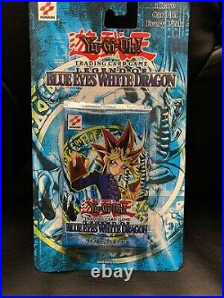 Yugioh LOB Unlimited Legend of Blue Eyes White Dragon Blister Pack Sealed RARE